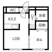 Liveus南11条の間取り画像