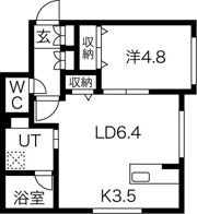 アルテ・ファシオ山鼻の間取り画像