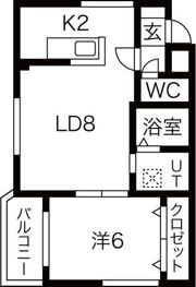 ヴォーネン山鼻の間取り画像