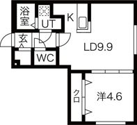 F・ASAHI S7W17の間取り画像