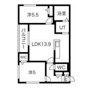GranDuke北円山の間取り画像