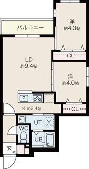 ファランドール宮の森の間取り画像