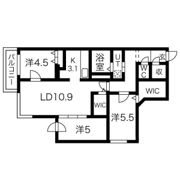 GLASS山鼻EASTの間取り画像