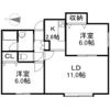 メゾンドゥーズの間取り画像