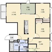 タウンハウス山鼻の間取り画像