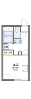 レオパレス大麻新町の間取り画像