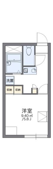 レオパレス大麻新町の間取り画像