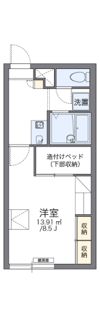 レオパレスルナセレーネの間取り画像