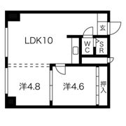 ロジェ札幌25の間取り画像