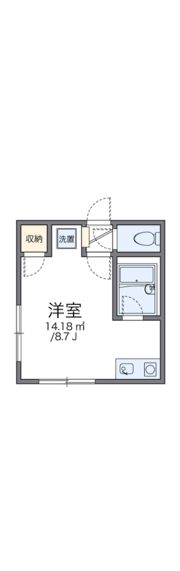 レオパレス南郷7丁目第14の間取り画像