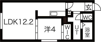 PARK LIFE中島公園の間取り画像