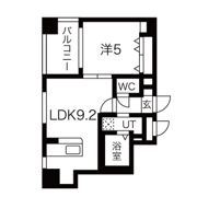 円山シャトー桂和大通館の間取り画像
