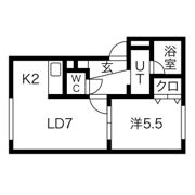 イーグルサウス17Bの間取り画像