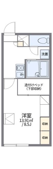 レオパレス川沿の間取り画像