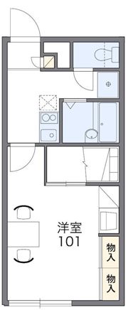 アビテ＜家具家電付き＞の間取り画像