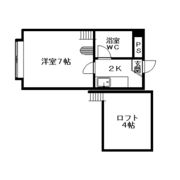 ロピア812＜エアコン設置可能＞の間取り画像