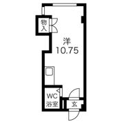 パラシオン南10条の間取り画像