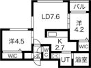 Lunon Sapporo Sta.の間取り画像