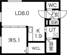 Y′s Hiragishiの間取り画像