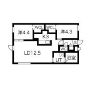 Livease kitamaruyamaの間取り画像