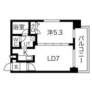 アルファスクエア大通西17の間取り画像