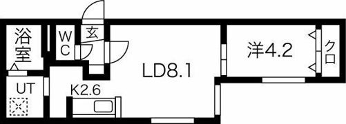 Empress澄川の間取り画像