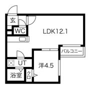 Peerson西町の間取り画像