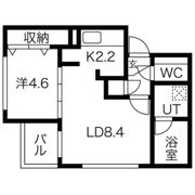 FINO中島公園Iの間取り画像