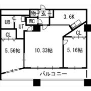 グランカーサ北3条の間取り画像