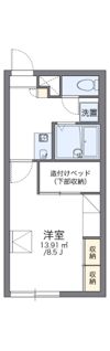 レオパレス新発寒の間取り画像