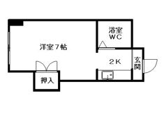 クィーン南5条の間取り画像