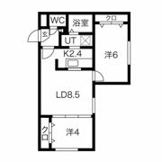 ピーコック平岸の間取り画像