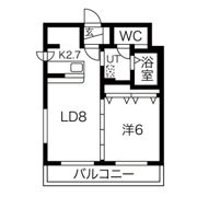 ミカーサ円山の間取り画像