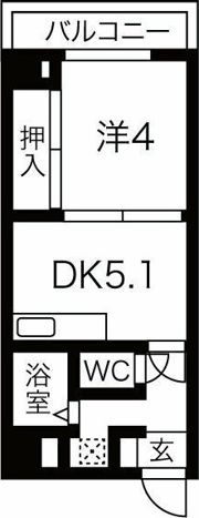 リリーマンションの間取り画像