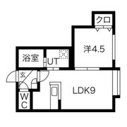 ミルフィオーレ南平岸の間取り画像