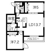 CG HOMES 南11条の間取り画像