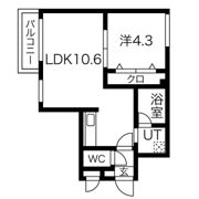 オルセー北17条の間取り画像