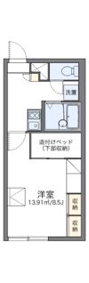 レオパレス南円山の間取り画像