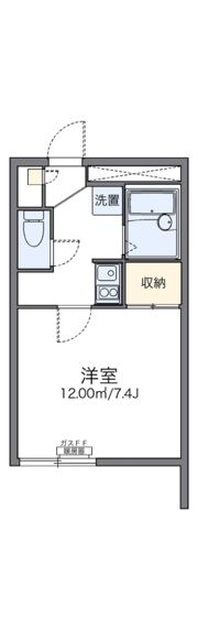 レオパレスホリゾントの間取り画像