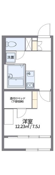 レオパレスグレイスの間取り画像