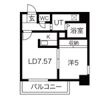 パルティーレ平岸の間取り画像