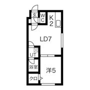 ブランノワールラヴィール南5条の間取り画像