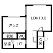 マイルーム北円山の間取り画像