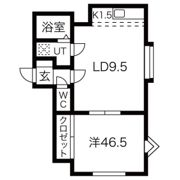 シェーンブルンロイヤル中島公園の間取り画像