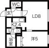リリオ行啓通の間取り画像