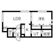 コムフォート北16条の間取り画像