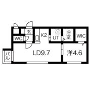 レジーナ南4条の間取り画像