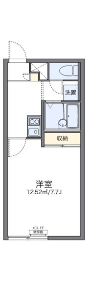 レオパレスアウルの間取り画像
