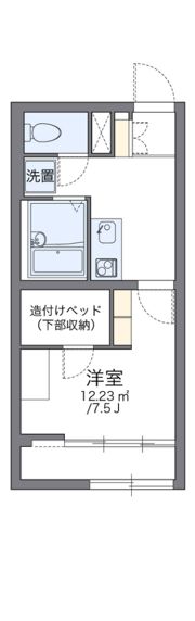 レオパレス大樹の間取り画像