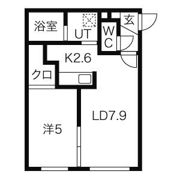 ジー・アメニティーズ南4条の間取り画像